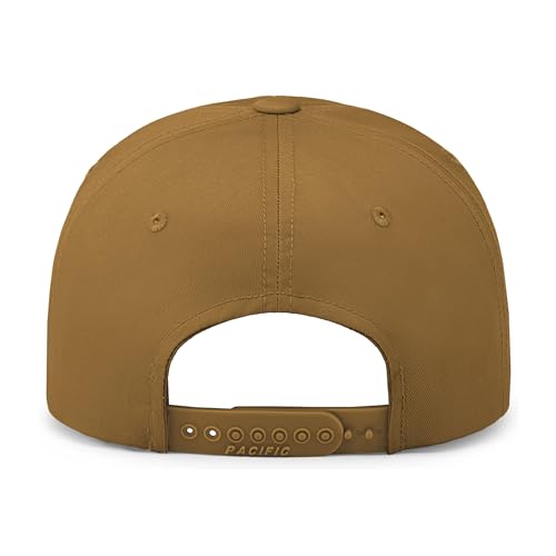 Pacific Headwear Unisex Adult Pacific Headwear Hybrid Snapback Dad Cap - color: Buck