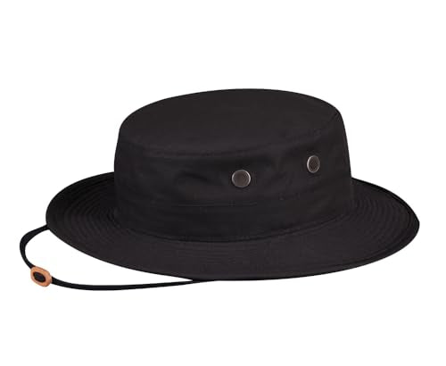 Tactical Boonie Hat - color: Black, size: 7