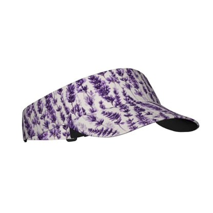 Unisex Adjustable Sports Sun Visor - color: Lavender