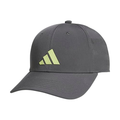 adidas Kids Gameday Snapback Hat - color: Grey Six/Semi Frozen Yellow