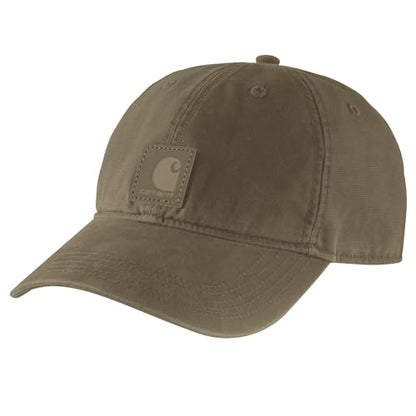 Carhartt mens Canvas Cap - color: Burnished Logs