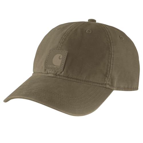 Carhartt mens Canvas Cap - color: Burnished Logs
