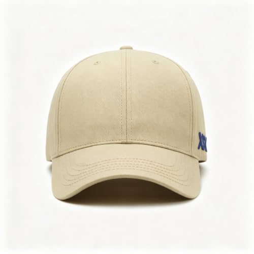 XXL Baseball Cap for Big Heads 23.6"-26.8" Adjustable Cotton Dad Hat - color: Khaki