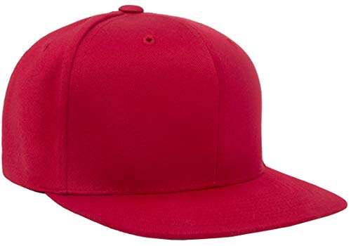 Flexfit Men's On Field Pro-Baseball Cap - color: Red, size: Small-Medium