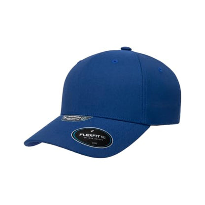 Flexfit NU Tri-Layer Athletic Fitted Baseball Cap with Seam-Sealed Taping - color: Royal, size: Small-Medium