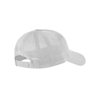 FASHIXD Mesh Baseball Cap for Men Women Summer Breathable Trucker Hats Adjustable Outdoor Sports Running Hats - color: White