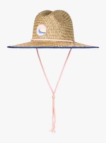 Roxy Women's Coffee Blues Straw Sunhat - size: Large