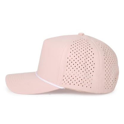HH HOFNEN Quick Dry Baseball Cap Snapback Golf Trucker Hat for Men Women - color: #1 Pink