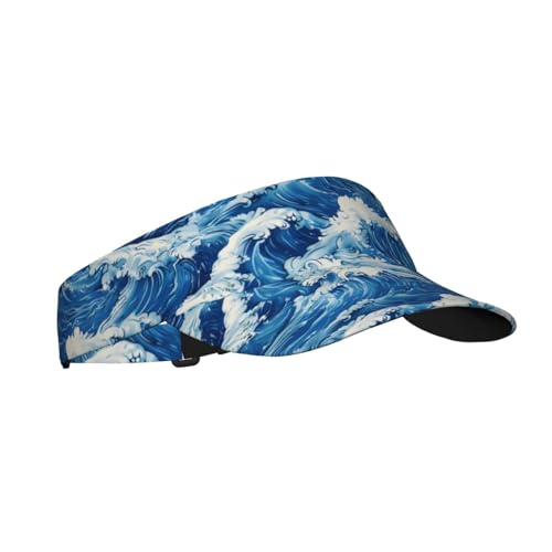 Visors for Women Men, Adjustable Sports Sun Visor Hats Outdoor Tennis Golf Running - color: V-003#