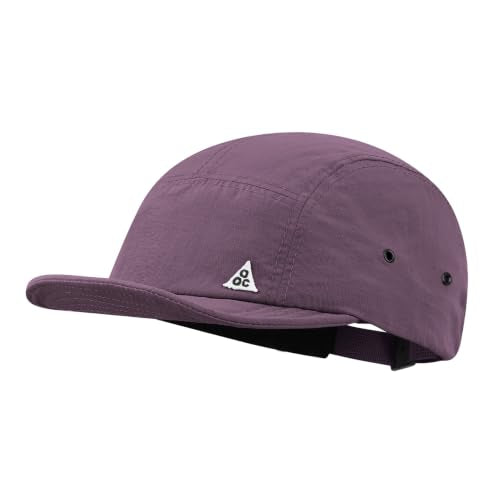 Clakllie Quick Dry Short Brim Hats for Men 5 Panel Running Hat Waterproof Baseball Cap Outdoor Hiking Hat Flat Bill Cadet Cap - color: Cdus-ddy1-purple