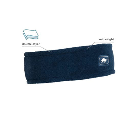 Turtle Fur Classic Fleece Winter Headband - color: Navy