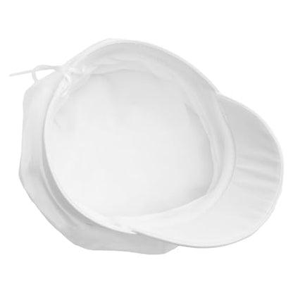 Newsboy Cabbie Baker Boy Hat Beret Cap for Women Pageboy Hats Flat Visor Cap Sailor Hat Adjustable - color: White