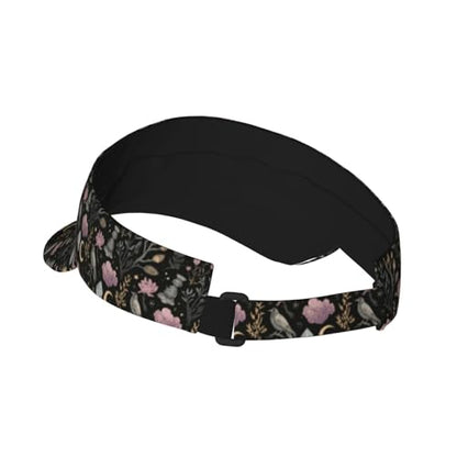 Sports Sun Visor Hat for Men Women, Adjustable Breathable Golf Tennis Cap - color: Magic Witch