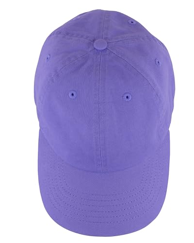 Gelante Baseball Cap Dad Hat 100% Cotton Polo Style Plain Blank Adjustable Size. - color: Lavender