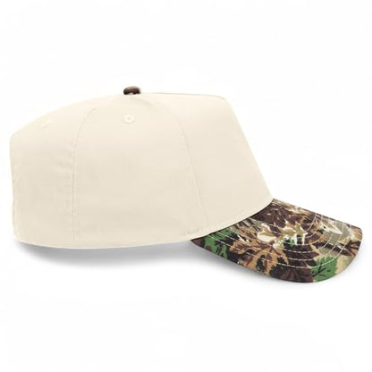 Portugal Collegiate Hat - color: Woodland Camo/Natural