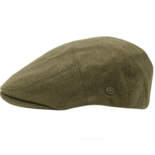 EPOCH Men's Contemporary Winter Wool Newsboy Ivy Hat - color: Iv6063olive, size: Small-Medium