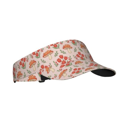 Leopard Print Sunscreen Visor Cap Adjustable Empty Top Athletic Beach Hat - color: 8