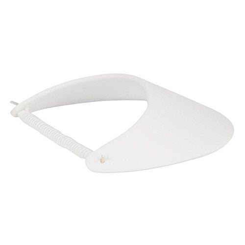 Fabric Foam Sun String Visor - color: White