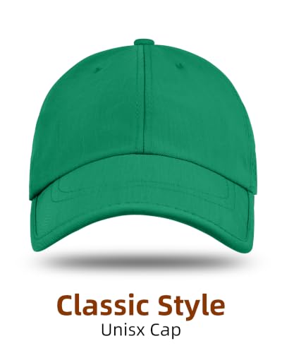 Rosoz Unisex Baseball Cap Vintage UPF 50+ Unstructured Men Women Dad Hat - color: Green
