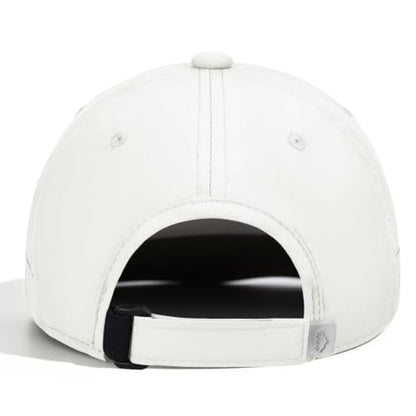 Baseball Cap Unstructured Athletic Golf Cap Soft-Brim Foldable Hat - color: White