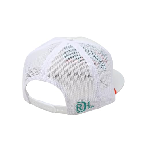 Red Dirt Hat Company Wildlife Hat | 5-Panel Western Adjustable Snapback Cap - color: Sneak Attack - White