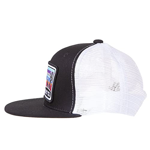 Red Dirt Hat Company Wildlife Hat | 5-Panel Western Adjustable Snapback Cap - color: Black