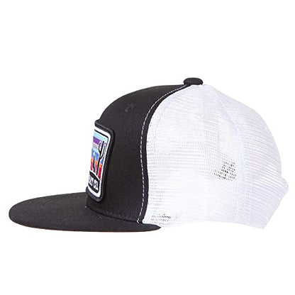 Red Dirt Hat Company Wildlife Hat | 5-Panel Western Adjustable Snapback Cap - color: Black