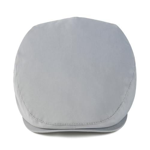 Toddler Cotton Golf Newsboy Cap - color: Light Grey, size: 12-24 Months