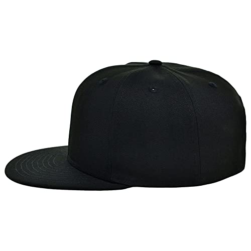 Lids Blank Dime Adjustable Snapback Hat - color: Black