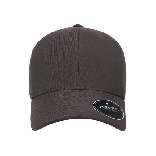 Flexfit 6100NU Tri-Layer Seamless Baseball Cap Bundle w/Cap Catcher - color: Dark Grey, size: Large-X-Large