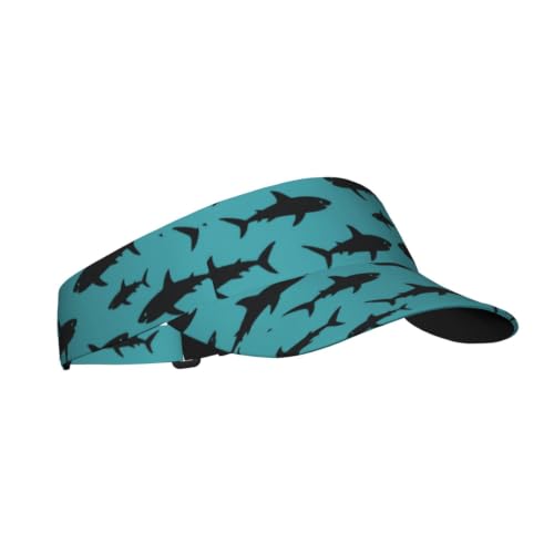 Leopard Print Sun Visor Hat Adjustable Sports Beach Cap for Men Women - color: 23