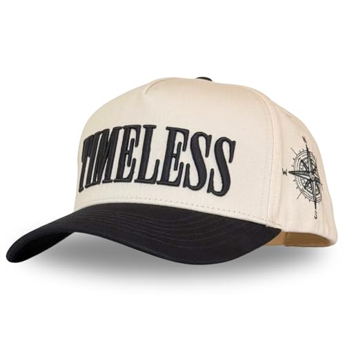 Vintage Fashion Trucker Hat | Men & Women | Trendy Cute Retro Red Caps for Country & Western | Camo Fur Cotton | Snapback - color: Timeless | Black