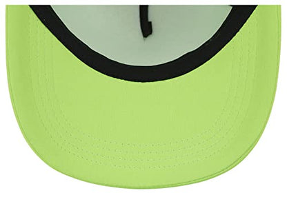 Lids Blank Basic Foam Trucker Adjustable Snapback Hat - color: Neon Green/ Neon Green