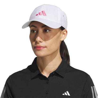 adidas Women's Influencer Hat - color: White/Bliss Pink