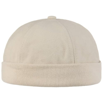 Lipodo Cotton Docker Cap Women/Men Beige One Size