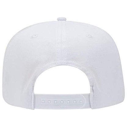 OTTO 6 Panel Pro Style Cotton Blend Twill Cap - color: White