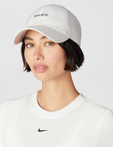 Nike Unisex Adult Club Unstructured Just Do It Cap Hat | Mens and Womens - color: Midnight Navy/White/White, size: Medium-Large