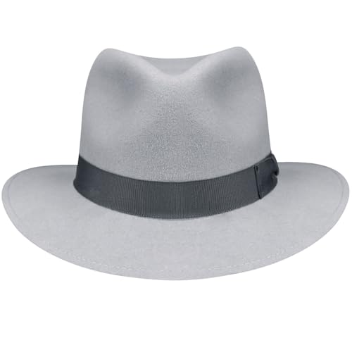 Bailey of Hollywood Curtis Litefelt Fedora - color: Flint Gray, size: XX-Large