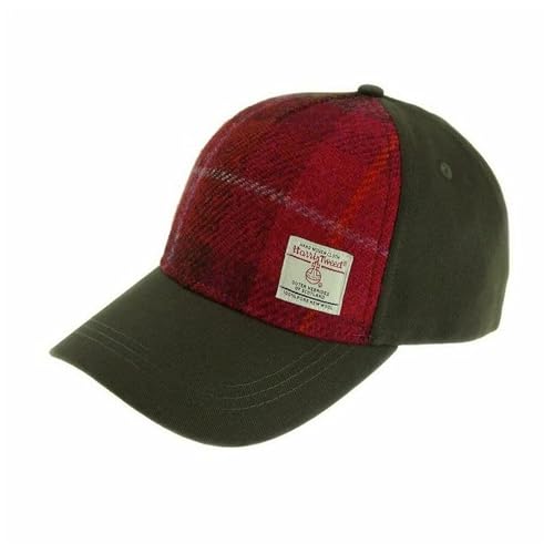 Tartan Baseball Cap in Harris Tweed by Glen Appin Of Scotland Limited - color: 52