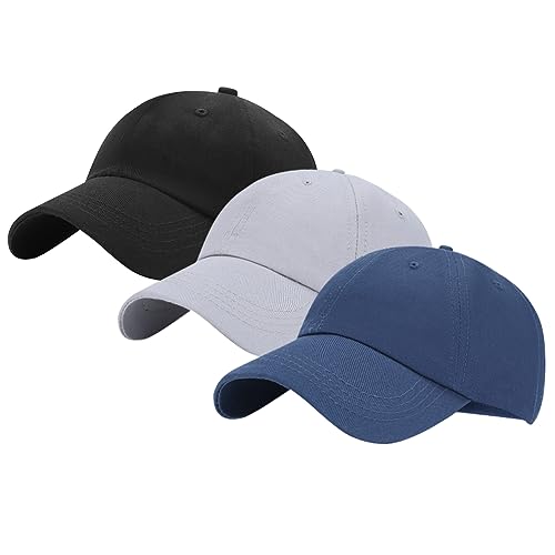 Toddler Sun Hat Toddler Baseball Hats for Boys and Girls(2-7 Years) - color: 3pack-1