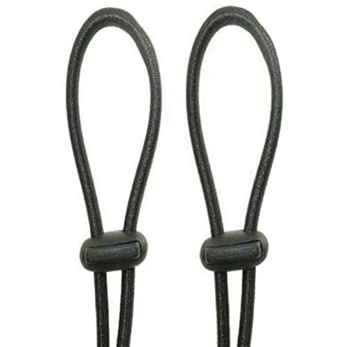 AUXPhome pack of 2 Hats Removable Chin Cord, Adjustable Bungee Rope Windproof Strap, Removable Chin Strap & Spring Loaded Stop Cord Lock for Swim Goggles fishing, hiking, camping, travel - No Hat
