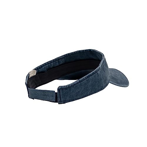 ANDICEQY Retro Ripped Sun Visor Hat, Baseball Sun Visors for Women and Men - color: Retro Navy