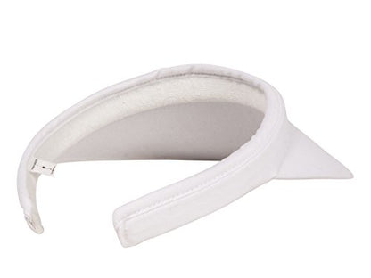 TOP HEADWEAR Outdoor Clip-On Visor - color: White