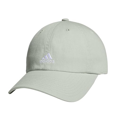 adidas Women's Saturday 2 Hat Baseball Cap - color: Linen Green/White/2