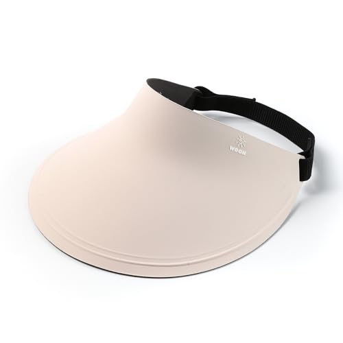 WOOH Sun Visor Hat for Women and Men,Wide Brim Running Visors for Women,Sun Protection Hats for Golf,Sports & Outdoors - color: Pink