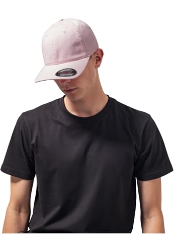Flexfit Garment Washed Cotton Dad Hat Caps, Unisex, Garment Washed Cotton Dad Hat - color: Pink, size: Small-Medium