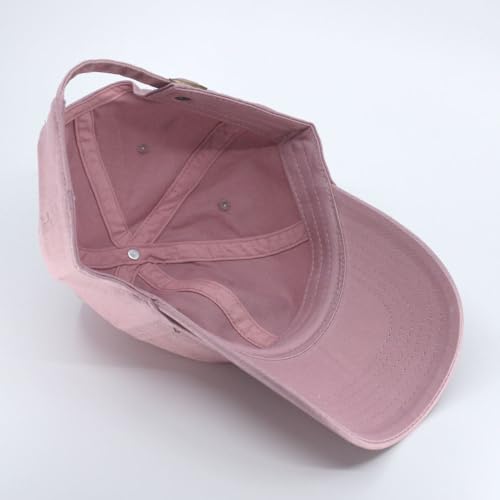 Classic Blank Dad Hat Cotton Adjustable Strap Baseball Cap - color: Ca Indian Pink