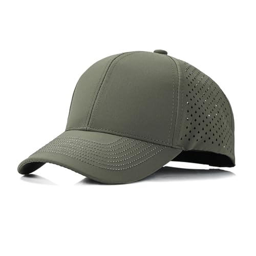 Quick Dry Trucker Hat for Men & Women Workouts Hats - color: Army Green