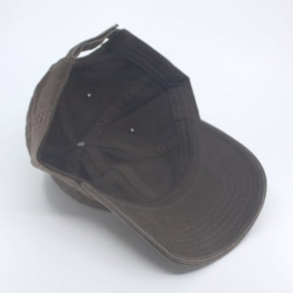 Classic Blank Dad Hat Cotton Adjustable Strap Baseball Cap - color: Brown