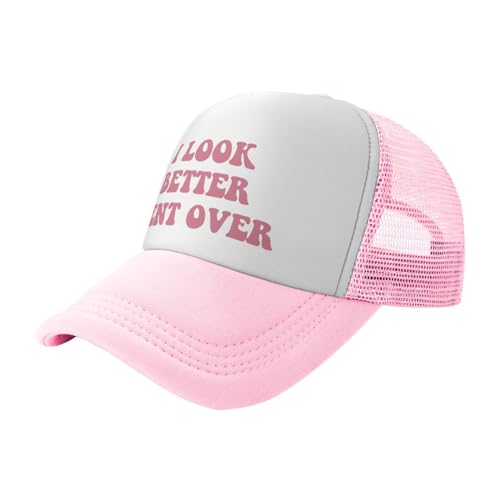 You Find It Offensive? I Find It Funny Trucker Hats for Women Pink Men Funny Slogan Pink Hats for Men - color: 12 Pink